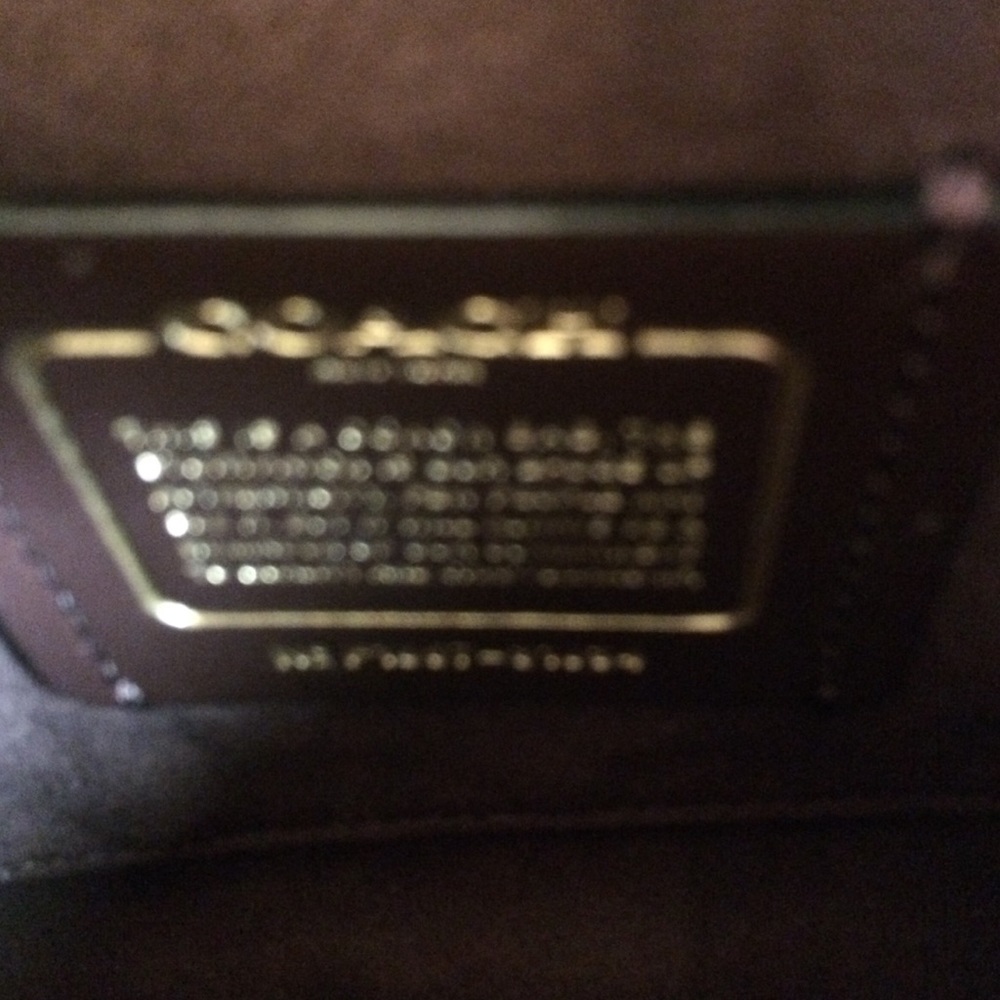 COACH Purple Quilted Velvet Mini Parker Bag - Picture 5 of 6